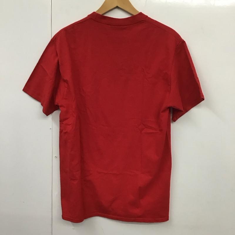 ホッキー HOCKEY Tシャツ 半袖 半袖カットソー プリントTシャツ クルーネックカットソー バンドTシャツ M プリント 赤 / レッド /  メンズ USED 古着 中古 10130738