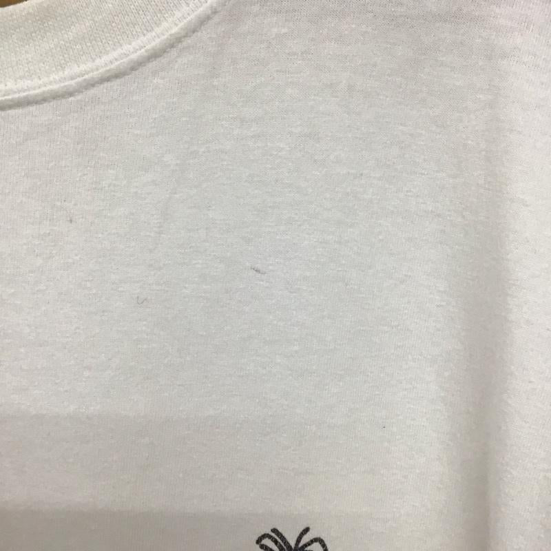 ステューシー STUSSY Tシャツ 半袖 半袖カットソー プリントTシャツ クルーネックカットソー XL プリント 白 / ホワイト /  メンズ USED 古着 中古 10142963