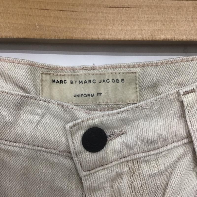マークバイマークジェイコブス MARC by MARC JACOBS パンツ デニム、ジーンズ デニムパンツ ワイドパンツ カジュアルパンツ 34 無地 白 / ホワイト /  メンズ USED 古着 中古 10139020