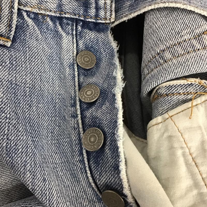 リーバイス Levi s パンツ デニム、ジーンズ 501 66前期 赤耳 シングルステッチ 6番工場 デニムパンツ ヴィンテージ 無地 インディゴ / インディゴ /  メンズ USED 古着 中古 10109846