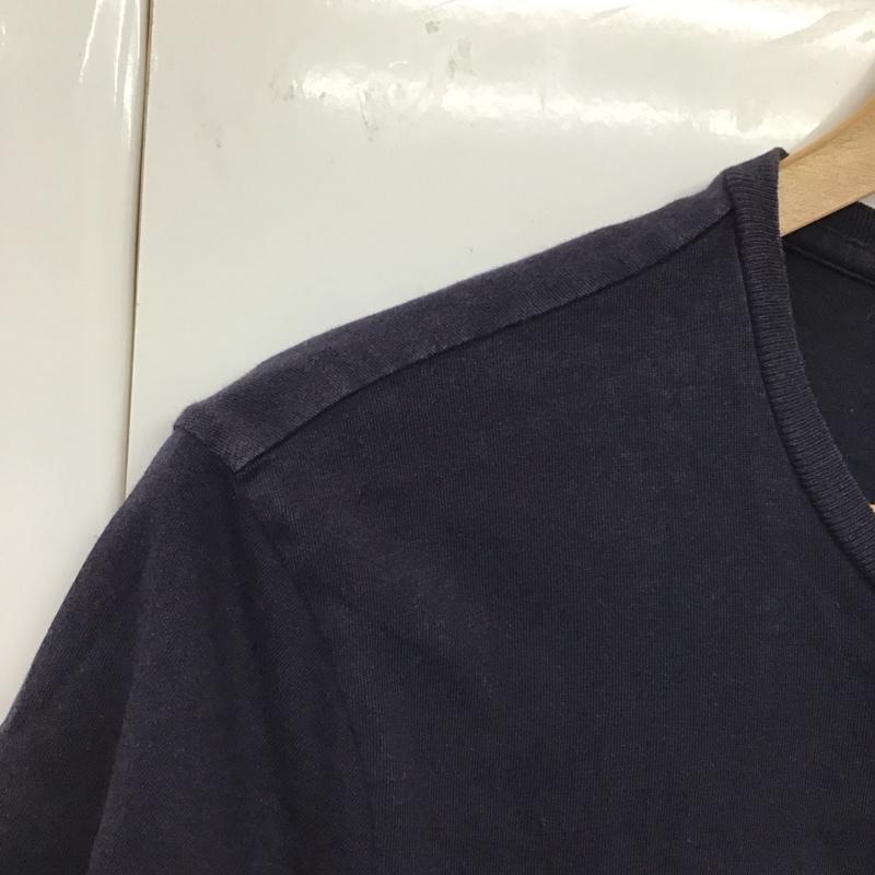 ポロラルフローレン POLO RALPH LAUREN Tシャツ 半袖 半袖カットソー プリントTシャツ クルーネックカットソー S ロゴ、文字 紺 / ネイビー /  メンズ USED 古着 中古 10130732