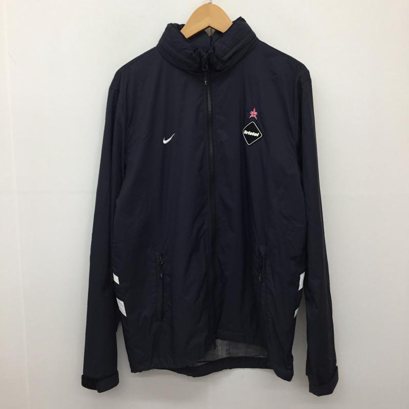 ナイキ NIKE ジャケット、上着 ジャケット、ブレザー 503117-010 F.C.Real Bristol M ロゴ、文字 紺 / ネイビー /  メンズ USED 古着 中古 10138391