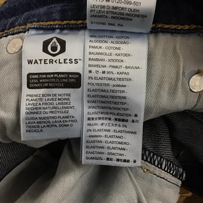 リーバイストラウスアンドコー Levi Strauss & co. パンツ デニム、ジーンズ デニムパンツ スリムパンツ カジュアルパンツ ストレッチパンツ 30インチ 無地 インディゴ / インディゴ /  メンズ USED 古着 中古 10143197