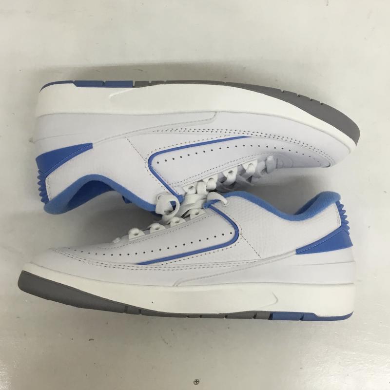 ナイキ NIKE スニーカー スニーカー AIR JORDAN 2 RETRO LOW 26.5cm ロゴ、文字 白 / ホワイト / X 水色 / ライトブルー /  メンズ USED 古着 中古 10122376