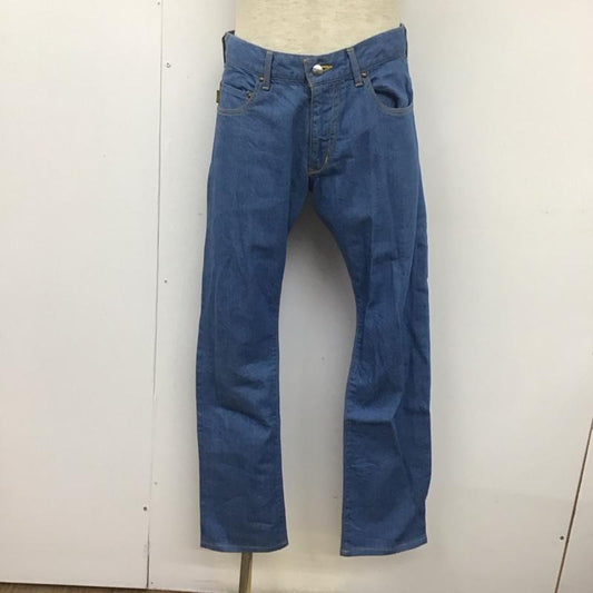 デリシャス DELICIOUS パンツ デニム、ジーンズ DP0153-151 ストレッチ 5 ロゴ、文字 水色 / ライトブルー /  メンズ USED 古着 中古 10108253