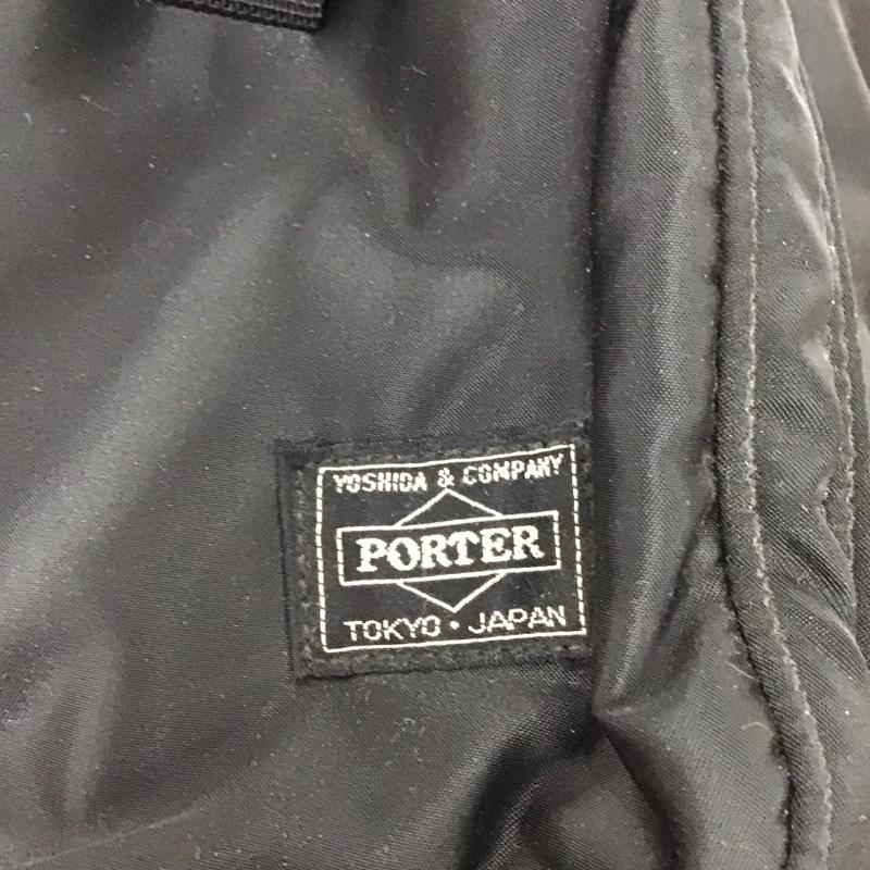 ポーター PORTER リュックサック、デイパック リュックサック、デイバッグ タンカー RUCKSACK ロゴ、文字 黒 / ブラック /  メンズ USED 古着 中古 10123179