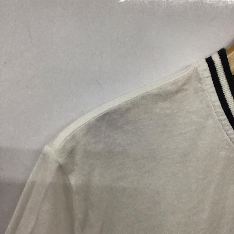 トミーヒルフィガー TOMMY HILFIGER Tシャツ 半袖 半袖カットソー プリントTシャツ クルーネックカットソー L ロゴ、文字 白 / ホワイト /  メンズ USED 古着 中古 10144910