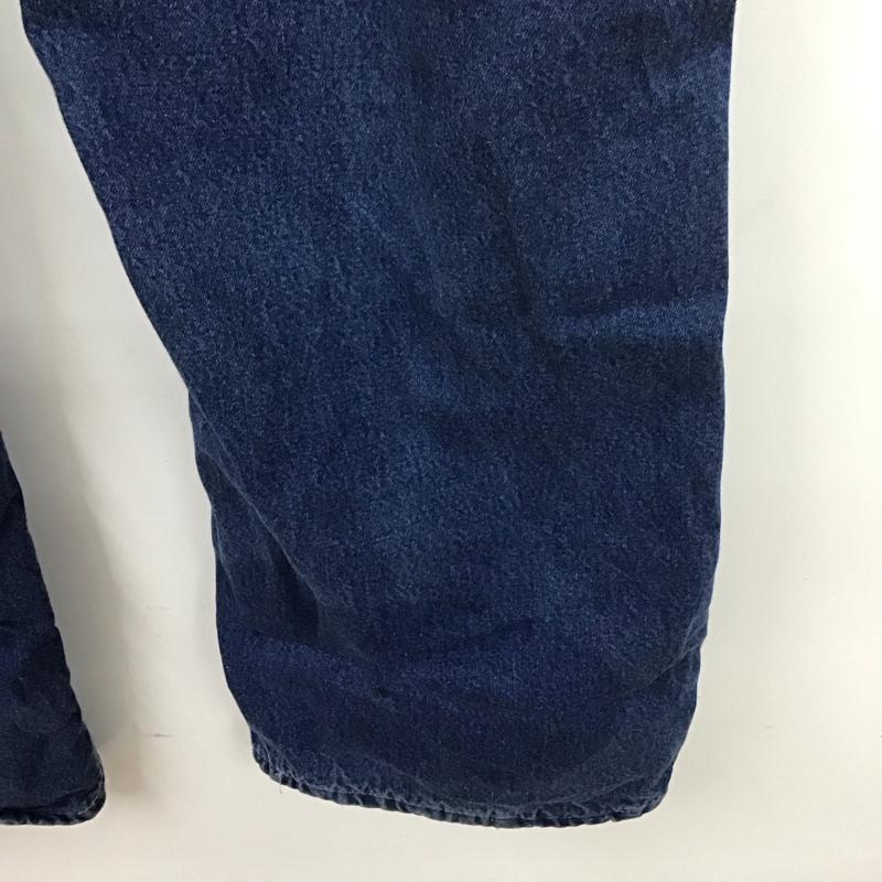 カーハート Carhartt パンツ デニム、ジーンズ ペインターパンツ ジーパン ロゴ、文字 青 / ブルー /  メンズ USED 古着 中古 10114030