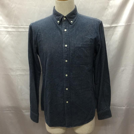 レイジブルー RAGEBLUE シャツ、ブラウス 長袖 rb020159sb カジュアルシャツ 長袖シャツ ボタンダウンシャツ M 無地 インディゴ / インディゴ /  メンズ USED 古着 中古 10108842