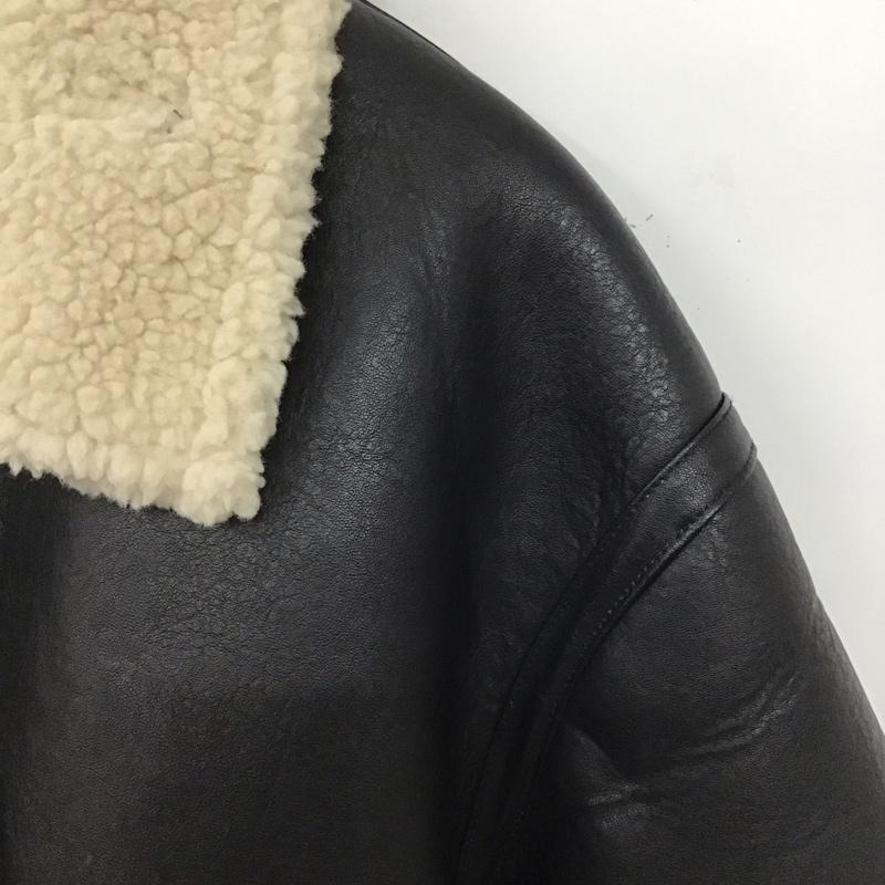 アメリカンホリック AMERICAN HOLIC ジャケット、上着 ジャケット、ブレザー 0h000851100 ボアフェイクレザーブルゾン アウター M 無地 黒 / ブラック /  レディース USED 古着 中古 10145446