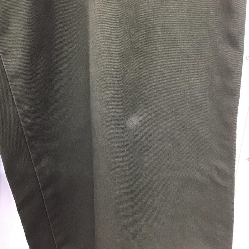 古着 USED パンツ チノパン チノパン ワイドパンツ カジュアルパンツ 無地 カーキ / カーキ /  メンズ USED 古着 中古 10142611