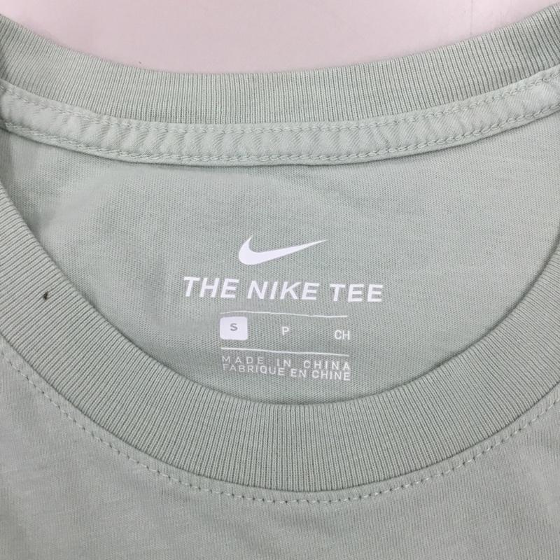 ナイキ NIKE Tシャツ 半袖 DH0053-321 クルーネック プリント S ロゴ、文字 薄緑 / ライトグリーン /  メンズ USED 古着 中古 10115525
