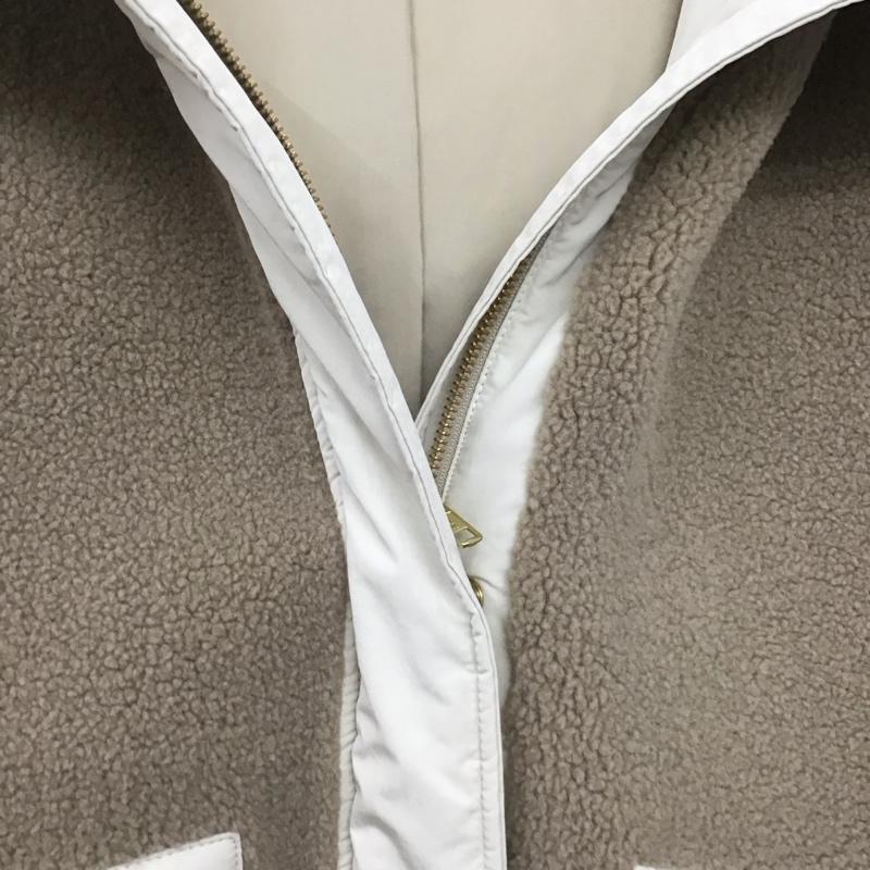 シードレイク Seadrake ジャケット、上着 ジャンパー、ブルゾン ジップアップジャケット アウター ジップアップパーカー M 無地 ベージュ / ベージュ / X アイボリー / アイボリー /  レディース USED 古着 中古 10147217