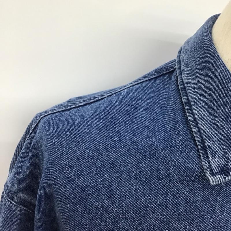 フリークスストア FREAK S STORE ジャケット、上着 ジャケット、ブレザー 23aw-016jk デニムジャケット ジップアップジャケット カラージャケット L 無地 インディゴ / インディゴ /  メンズ USED 古着 中古 10106715