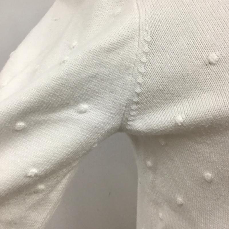 ポロラルフローレン POLO RALPH LAUREN カーディガン 長袖 313736652001 クルーネック キッズ 12-14 L ワンポイント 白 / ホワイト /  ガールズ USED 古着 中古 10120358
