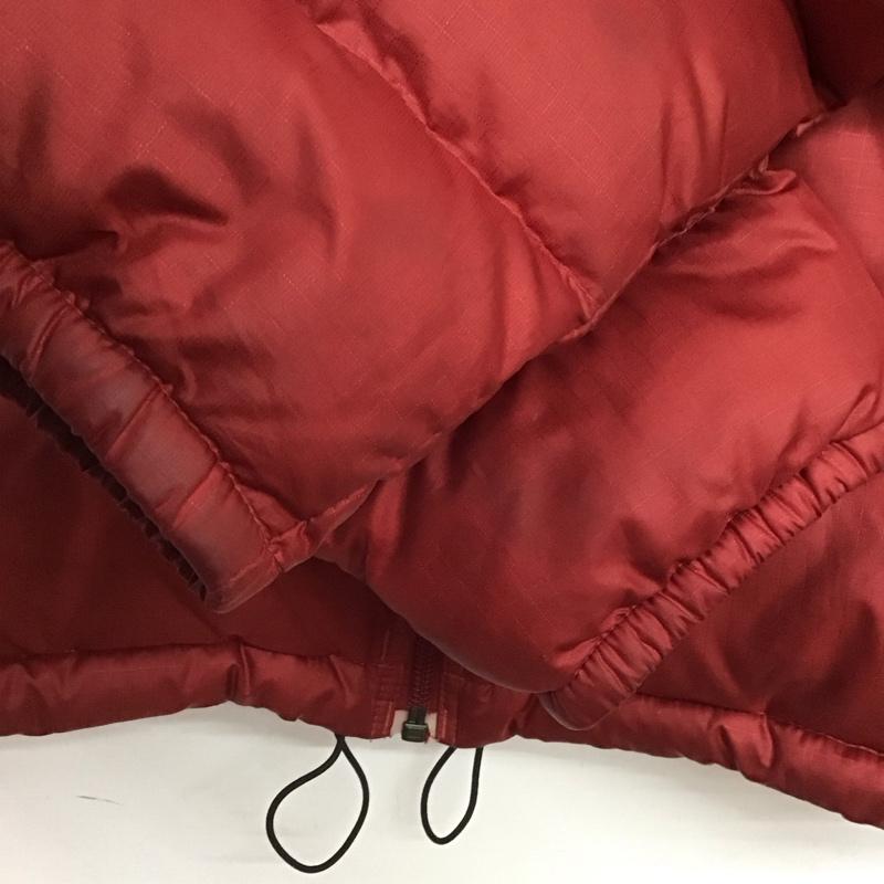 パタゴニア patagonia ジャケット、上着 ジャンパー、ブルゾン ジップアップジャケット ナイロンジャケット アウター ダウンジャケット M ロゴ、文字 赤 / レッド /  メンズ USED 古着 中古 10142362