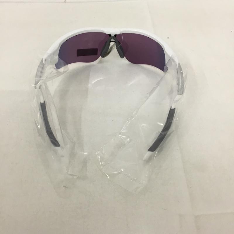 オークリー OAKLEY めがね・サングラス サングラス OO9206-27 RADARLOCK スポーツ サングラス 箱有 プリズム ロゴ、文字 白 / ホワイト / X 灰 / グレー /  メンズ USED 古着 中古 10129365