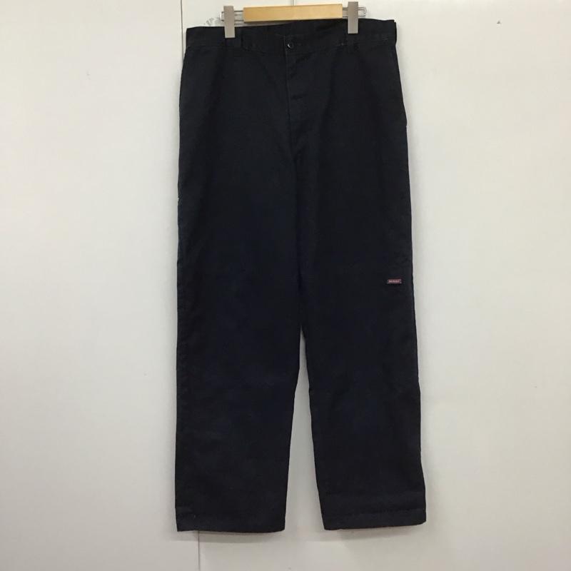 ディッキーズ Dickies パンツ ワークパンツ、ペインターパンツ ワークパンツ ワイドパンツ カジュアルパンツ 34インチ 無地 紺 / ネイビー /  メンズ USED 古着 中古 10129254