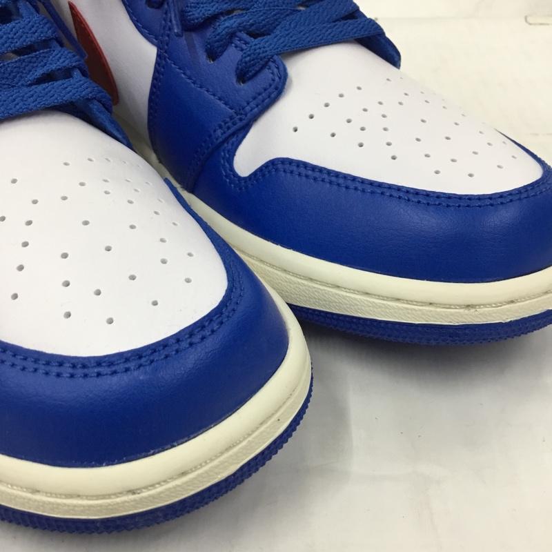 ナイキ NIKE スニーカー スニーカー DC0774-416 WMNS AIR JORDAN 1 LOW 29cm 箱有 29.0cm ロゴ、文字 白 / ホワイト / X 青 / ブルー / X 赤 / レッド /  メンズ USED 古着 中古 10105855