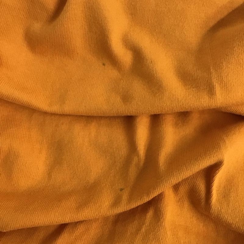 ザノースフェイス THE NORTH FACE Tシャツ 半袖 nt32010 Tシャツ プリントTシャツ クルーネックカットソー M ロゴ、文字 橙 / オレンジ /  メンズ USED 古着 中古 10125298