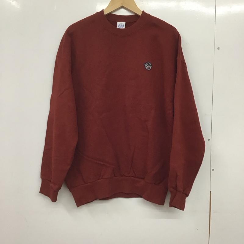 ケボズ KEBOZ トレーナー 長袖 S 無地 えんじ / ワインレッド /  メンズ USED 古着 中古 10144904