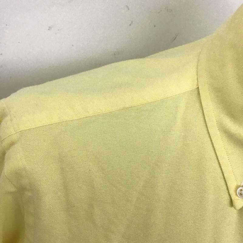 ラルフローレン RALPHLAUREN シャツ、ブラウス 長袖 長袖シャツ 無地シャツ カラーシャツ ボタンダウン S ロゴ、文字 黄 / イエロー /  メンズ USED 古着 中古 10127988