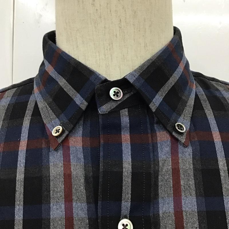 サイベーシックス SCYE BASICS シャツ、ブラウス 長袖 5114-33514 チェックオックス起毛BD長袖シャツ チェックシャツ ボタンダウンシャツ 40 チェック マルチカラー / マルチカラー /  メンズ USED 古着 中古 10111640