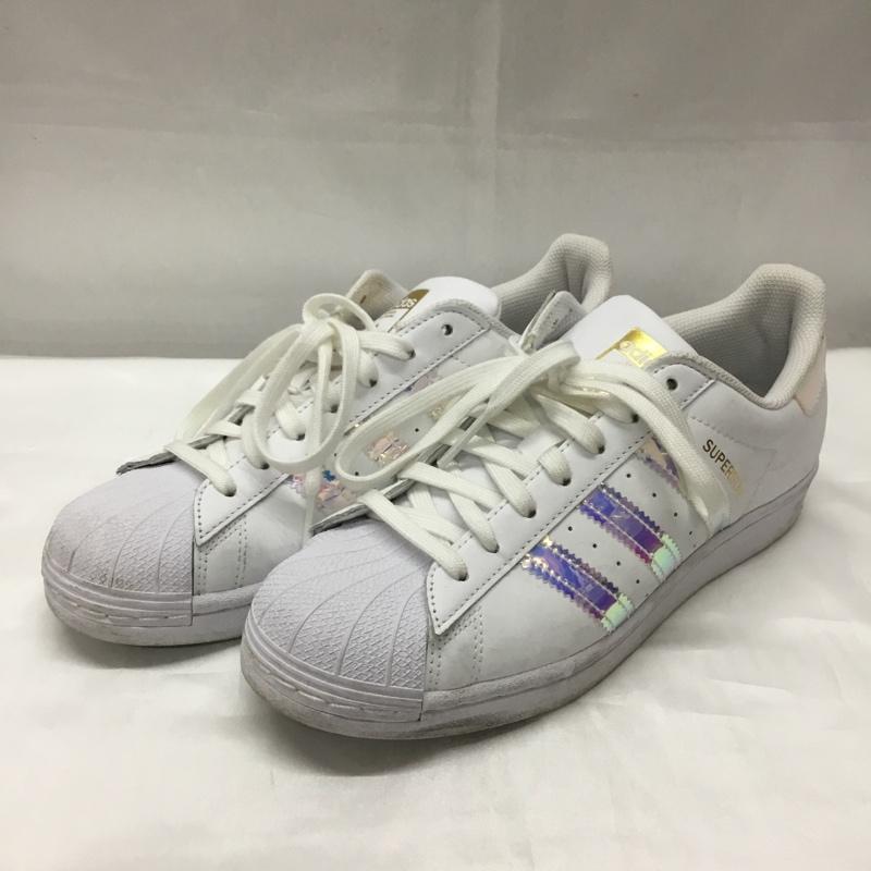 アディダス adidas スニーカー スニーカー FX7565 SUPERSTAR W 25cm 25.0cm ロゴ、文字 白 / ホワイト /  レディース USED 古着 中古 10110153