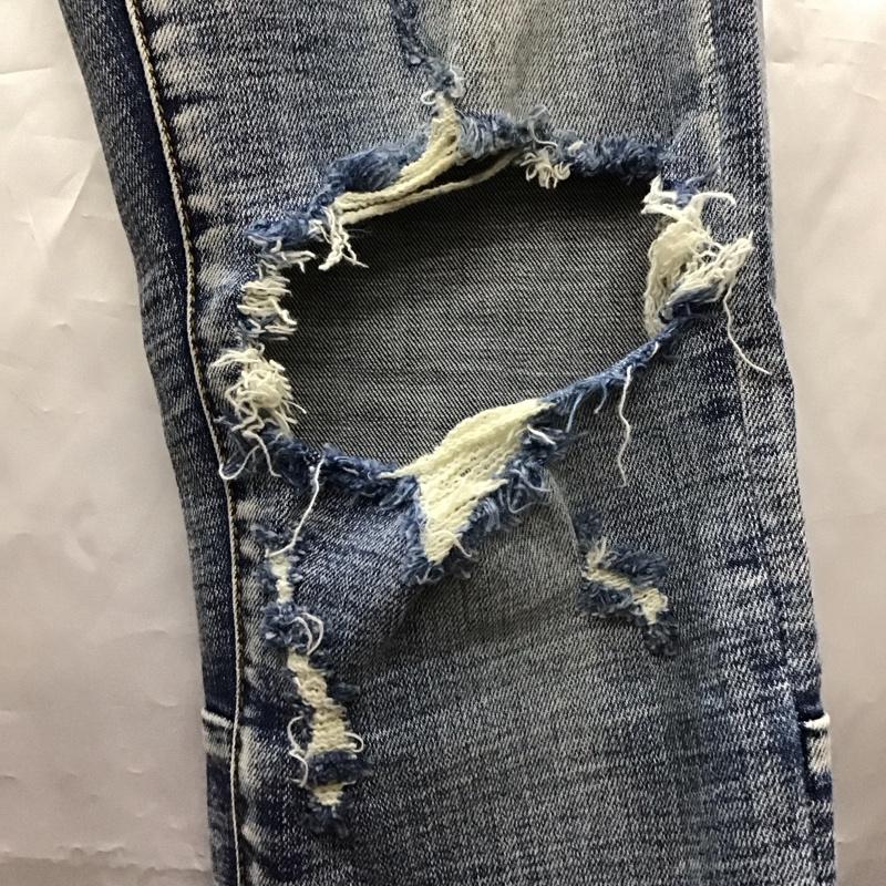 ミニマル mnml パンツ デニム、ジーンズ デニムパンツ スリムパンツ ストレッチパンツ ジーンズ 34 無地 インディゴ / インディゴ /  メンズ USED 古着 中古 10114363