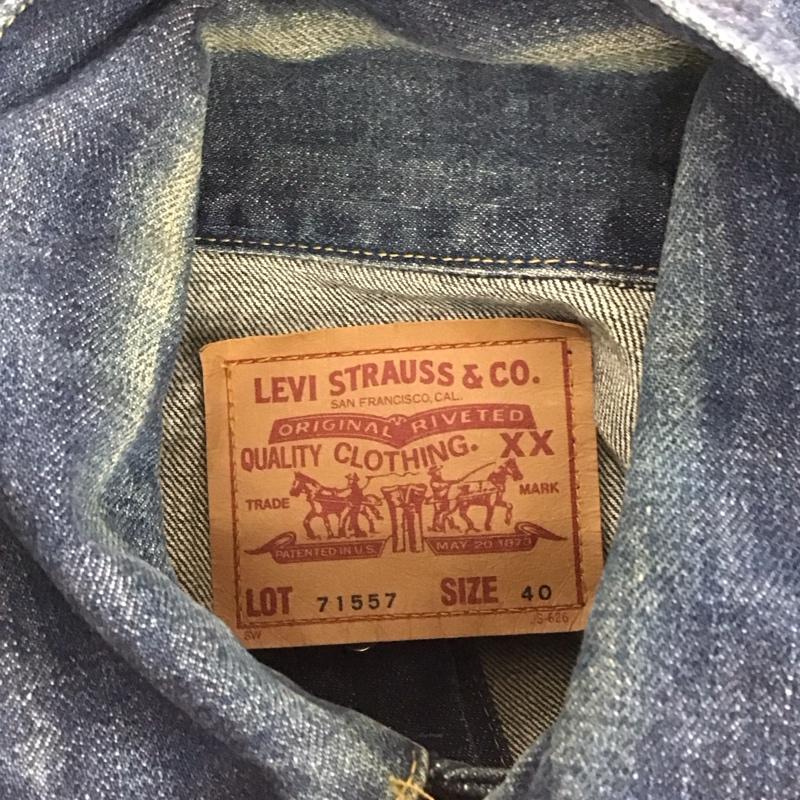 リーバイストラウスアンドコー Levi Strauss & co. ジャケット、上着 ジャンパー、ブルゾン デニムジャケット Gジャン アウター カジュアルジャケット 40 無地 インディゴ / インディゴ /  メンズ USED 古着 中古 10133620