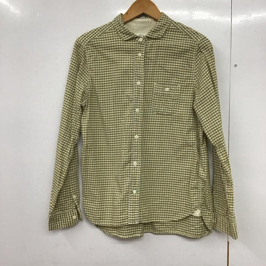 ニコアンド niko and... シャツ、ブラウス 長袖 ON44CA05NN コットン L チェック 黄 / イエロー / X 緑 / グリーン / X 白 / ホワイト /  レディース USED 古着 中古 10143853