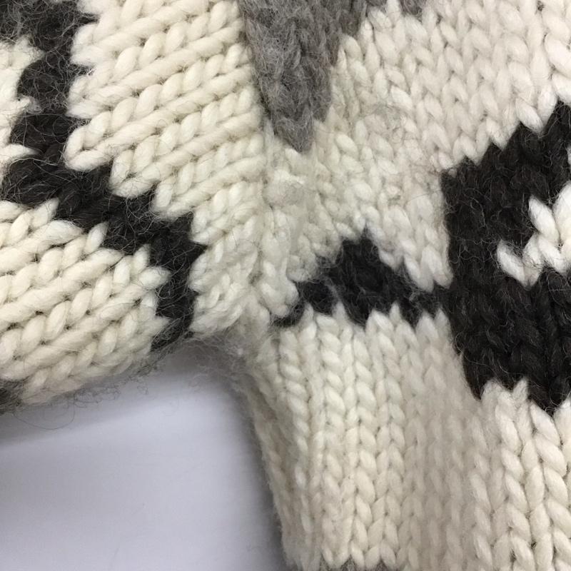 古着 USED カーディガン 長袖 ジップアップニットジャケット 長袖ニットジャケット M プリント マルチカラー / マルチカラー /  メンズ USED 古着 中古 10142366