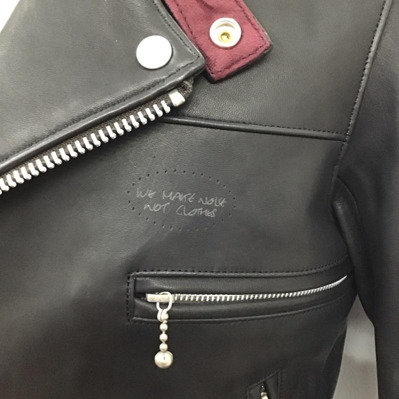 アンダーカバー UNDERCOVER ジャケット、上着 ライダース ucu9204 18AW シープスキン ダブル ライダース ジャケット 2 無地 X ロゴ、文字 黒 / ブラック /  メンズ USED 古着 中古 10119736