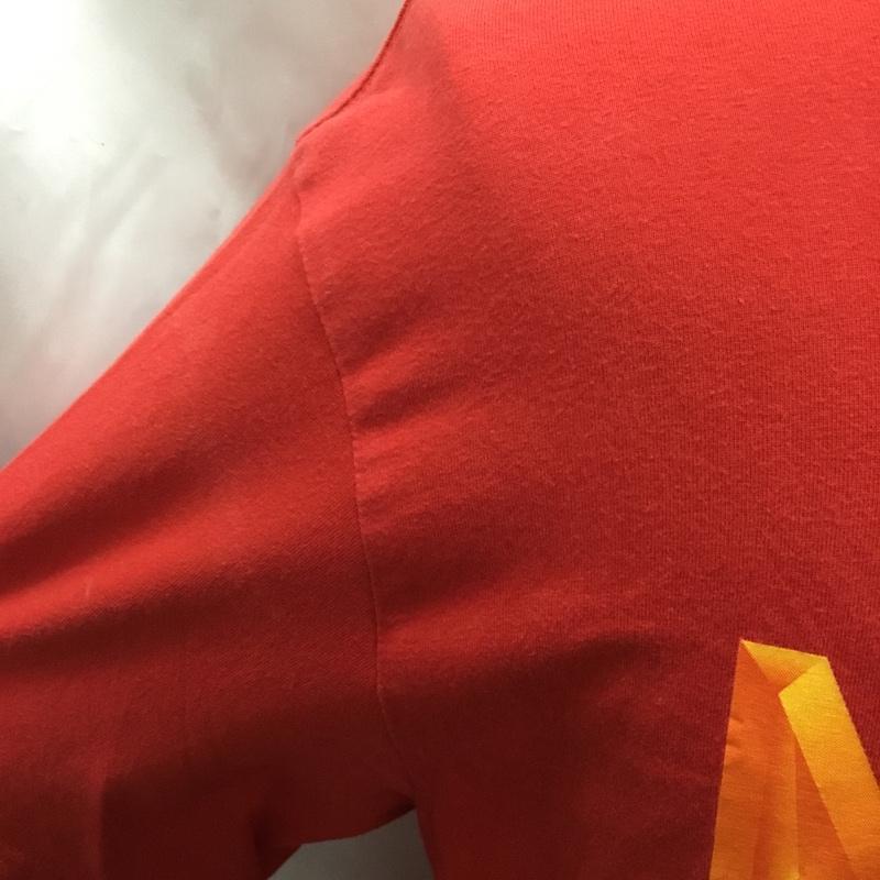 ナイキ NIKE Tシャツ 半袖 455509-611 クルーネック XL ロゴ、文字 赤 / レッド /  メンズ USED 古着 中古 10109637