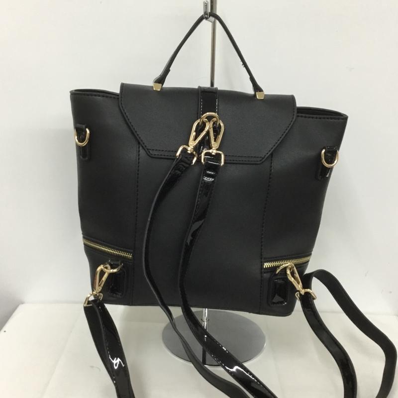 ニコルリー Nicole Lee リュックサック、デイパック リュックサック、デイバッグ マルチウェイ ショルダーバッグ  黒 / ブラック /  レディース USED 古着 中古 10142840