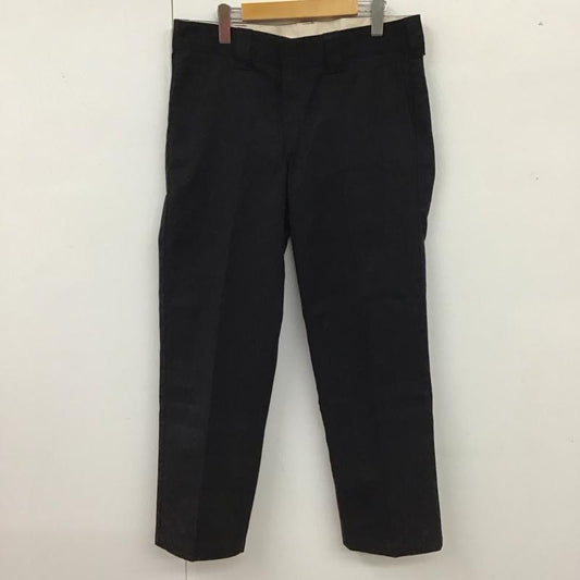 ディッキーズ Dickies パンツ ワークパンツ、ペインターパンツ ワークパンツ ワイドパンツ カジュアルパンツ 33インチ 無地 黒 / ブラック /  メンズ USED 古着 中古 10116401