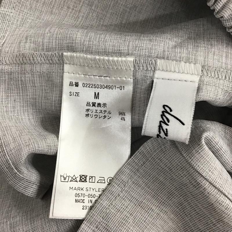 スナイデル SNIDEL ワンピース ロングスカート 022250304901-01 フリルスリーブレイヤードタイトワンピース ロングワンピース M 無地 灰 / グレー /  レディース USED 古着 中古 10136030