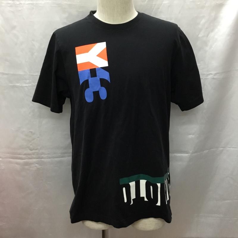 ワイスリー Y-3 Tシャツ 半袖 fn5727 Tシャツ 半袖カットソー クルーネックカットソー L プリント 黒 / ブラック /  メンズ USED 古着 中古 10108375