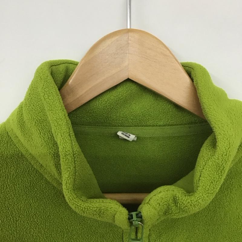 ユニクロ UNIQLO ジャケット、上着 ジャケット、ブレザー 347-072655 ジップアップジャケット フリースジャケット スタンドネック L 無地 緑 / グリーン /  メンズ USED 古着 中古 10132087