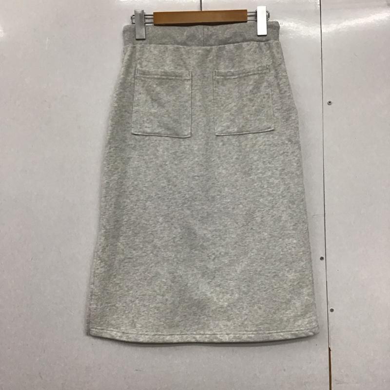 ルーカ RVCA スカート ひざ丈スカート スウェット M 無地 白 / ホワイト /  レディース USED 古着 中古 10142782