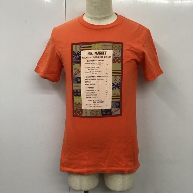 ハリウッドランチマーケット HOLLYWOOD RANCH MARKET Tシャツ 半袖 半袖カットソー プリントTシャツ クルーネックカットソー 2 ロゴ、文字 橙 / オレンジ /  メンズ USED 古着 中古 10117275