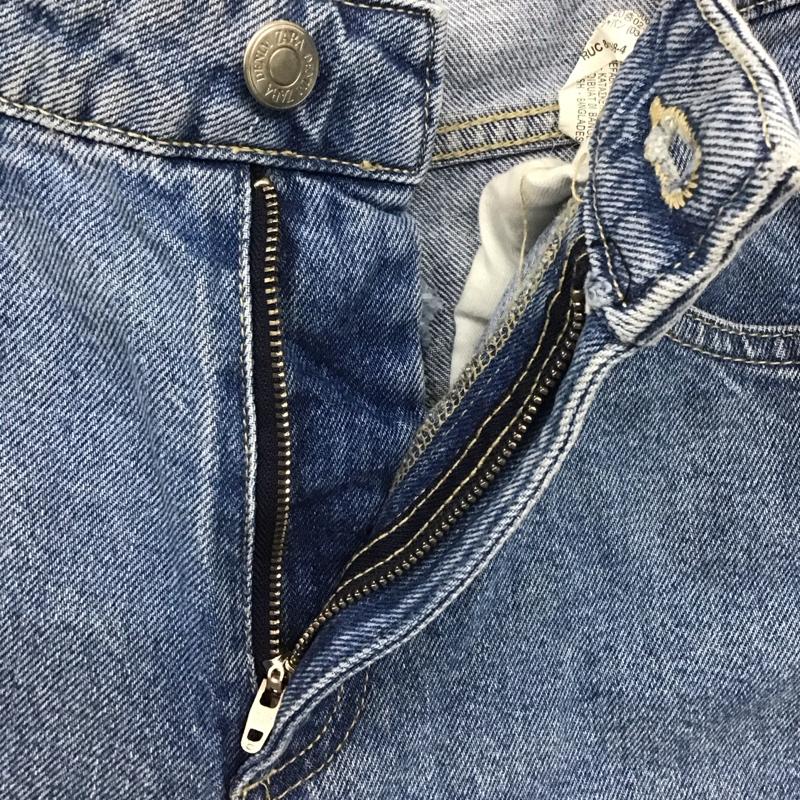 ザラ ZARA パンツ デニム、ジーンズ 36 無地 水色 / ライトブルー /  レディース USED 古着 中古 10106442