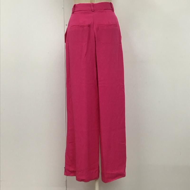 ザラベーシック ZARA BASIC パンツ スラックス スラックス ワイドパンツ カジュアルパンツ フレアパンツ XS 無地 桃 / ピンク /  レディース USED 古着 中古 10110457
