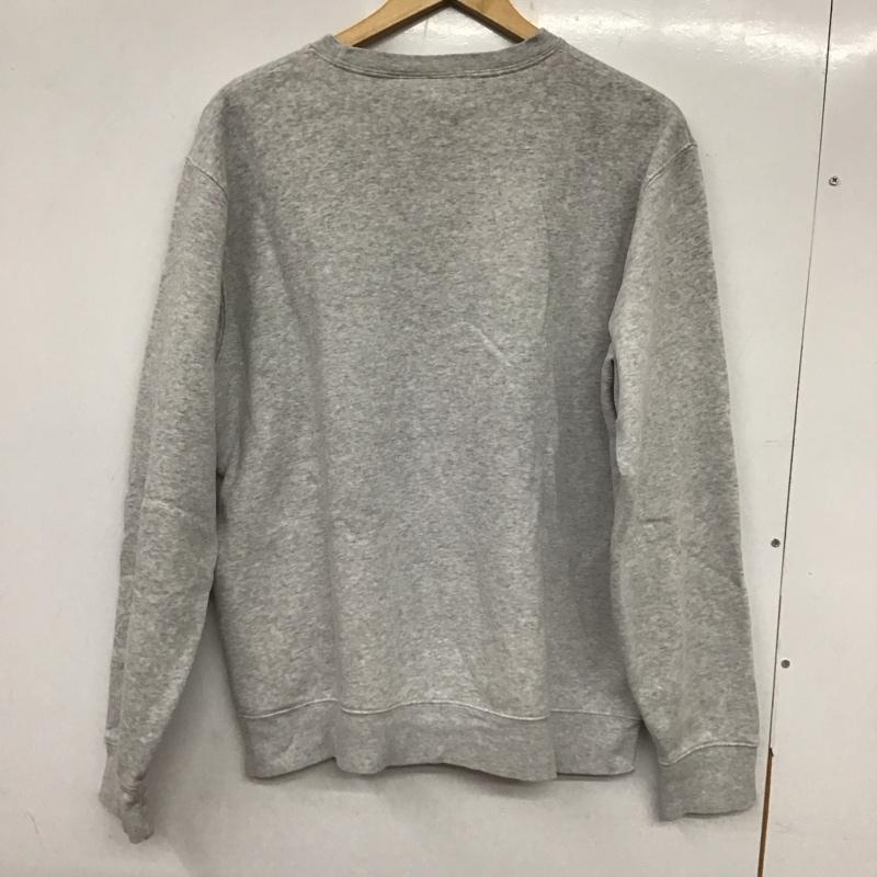 サンモリッツ・スーパーソフト ST.MORITZ SUPERSOFT トレーナー 長袖 長袖 L プリント 灰 / グレー /  メンズ USED 古着 中古 10138553