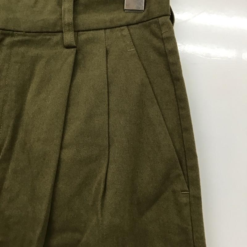 イエナ IENA パンツ ワークパンツ、ペインターパンツ ワークパンツ ワイドパンツ カジュアルパンツ ミリタリーパンツ 38 無地 カーキ / カーキ /  レディース USED 古着 中古 10128758