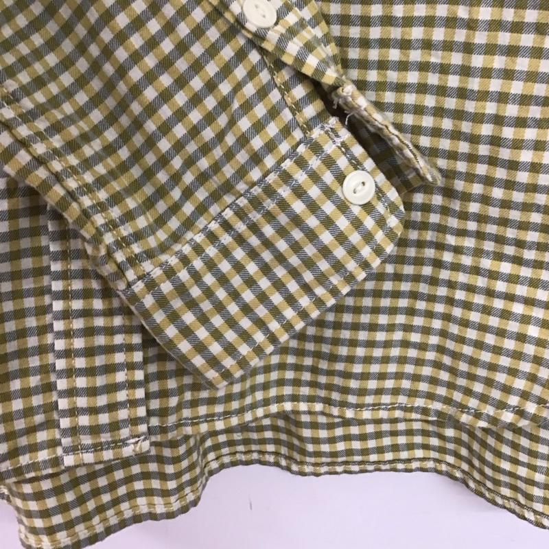 ニコアンド niko and... シャツ、ブラウス 長袖 ON44CA05NN コットン L チェック 黄 / イエロー / X 緑 / グリーン / X 白 / ホワイト /  レディース USED 古着 中古 10143853