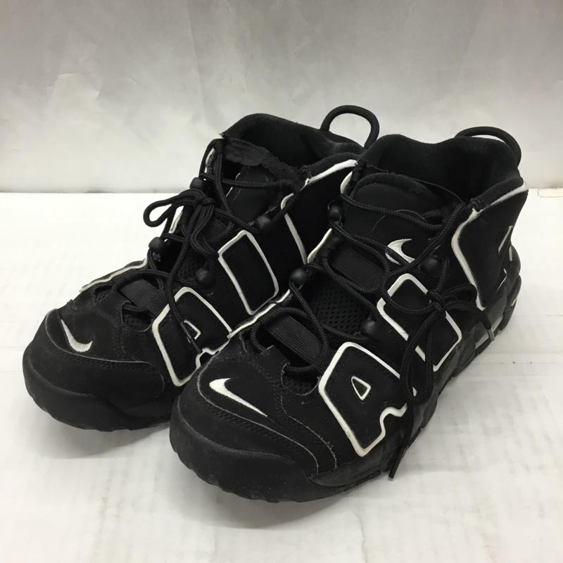 ナイキ NIKE スニーカー スニーカー 415082-002 AIR MORE UPTEMPO ガールズモデル 24.5cm 24.5cm ロゴ、文字 黒 / ブラック /  レディース USED 古着 中古 10111961