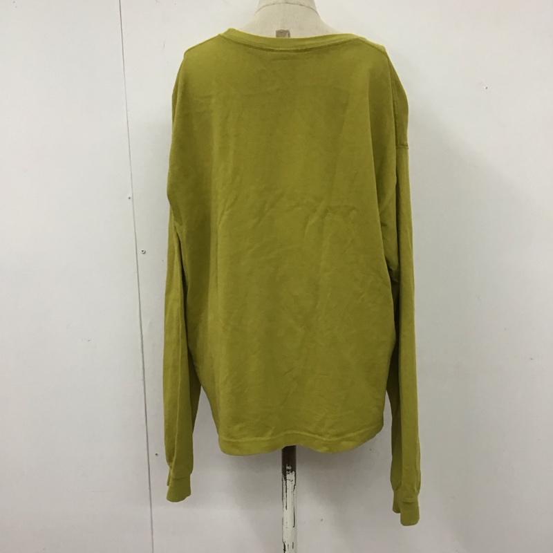 ザノースフェイス THE NORTH FACE Tシャツ 長袖 NTW32047 ロングスリーブ ヘビーコットンティー L ロゴ、文字 薄緑 / ライトグリーン /  レディース USED 古着 中古 10117393