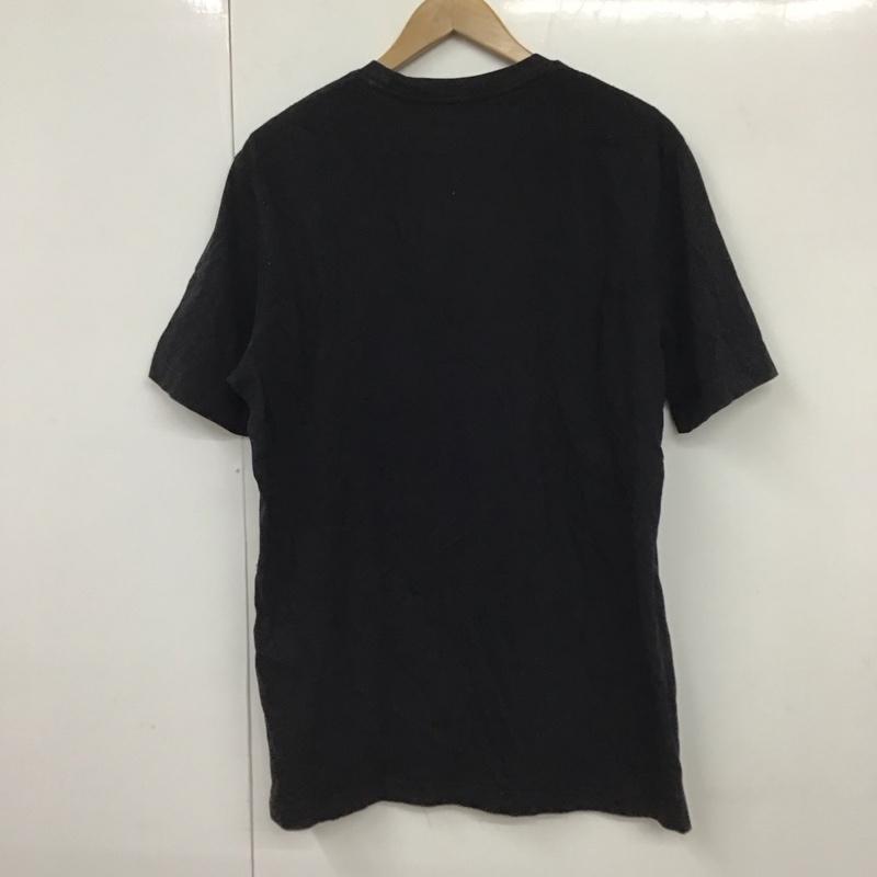 ディーゼル DIESEL Tシャツ 半袖 半袖カットソー プリントTシャツ クルーネックカットソー L ロゴ、文字 黒 / ブラック /  メンズ USED 古着 中古 10130277