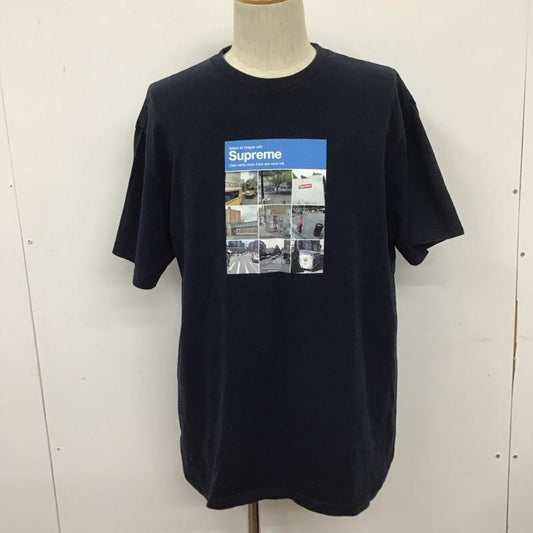 シュプリーム Supreme Tシャツ 半袖 20AW VerifyTee プリントTシャツ 半袖カットソー L プリント 紺 / ネイビー /  メンズ USED 古着 中古 10111141
